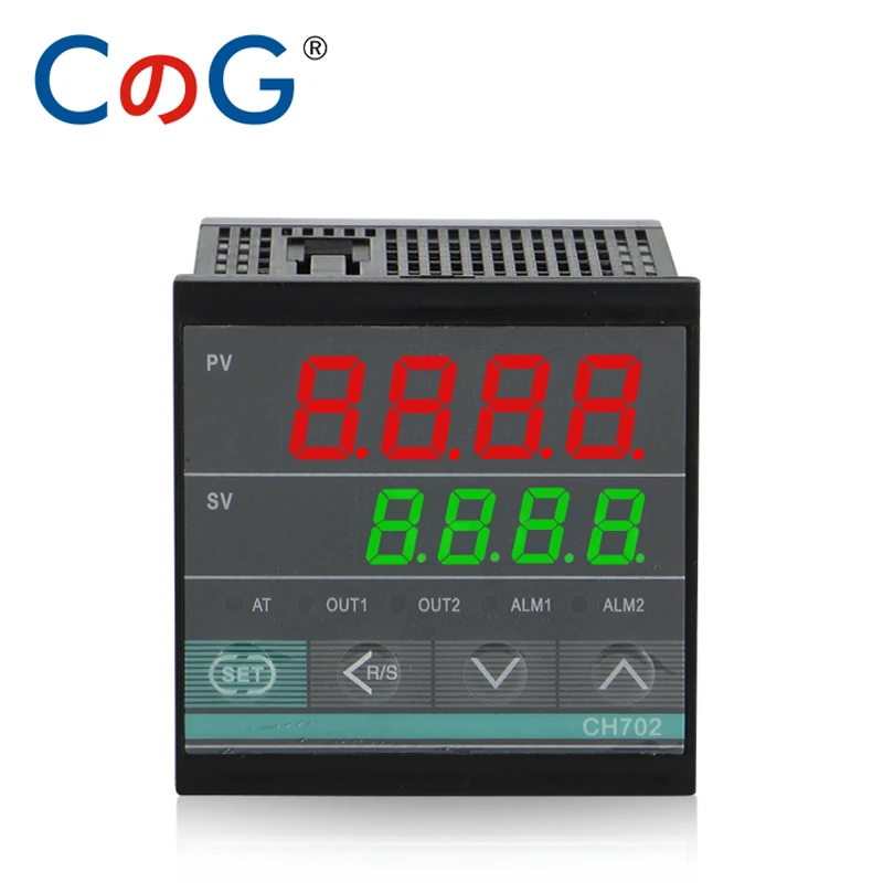 CG CH702 72*72Mm Input Multy K E J PT100 0-10V 4-20mA Output PID Tegangan Relay SSR AC 220V 24VDC 380VDC Pengendali Suhu