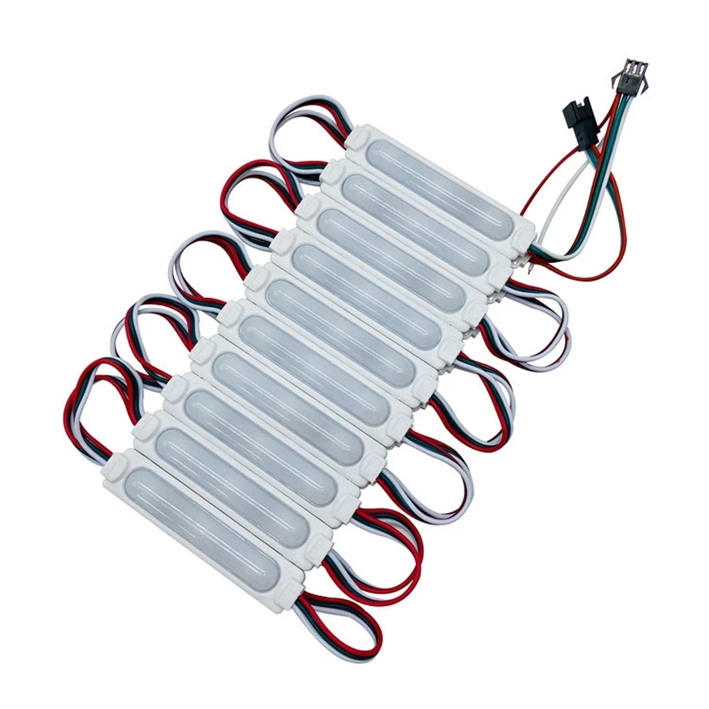 20Pcs Led Module 5050 Rgb Droom Kleur WS2811 Full Color Injectie 12V Waterdichte IP68 Symfonie Ic Full Color super Led Module