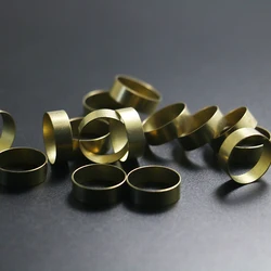 20 pieces 5*15mm original brass geometric circular ring hoop earrings connector circular pendant Diy jewelry making accessories