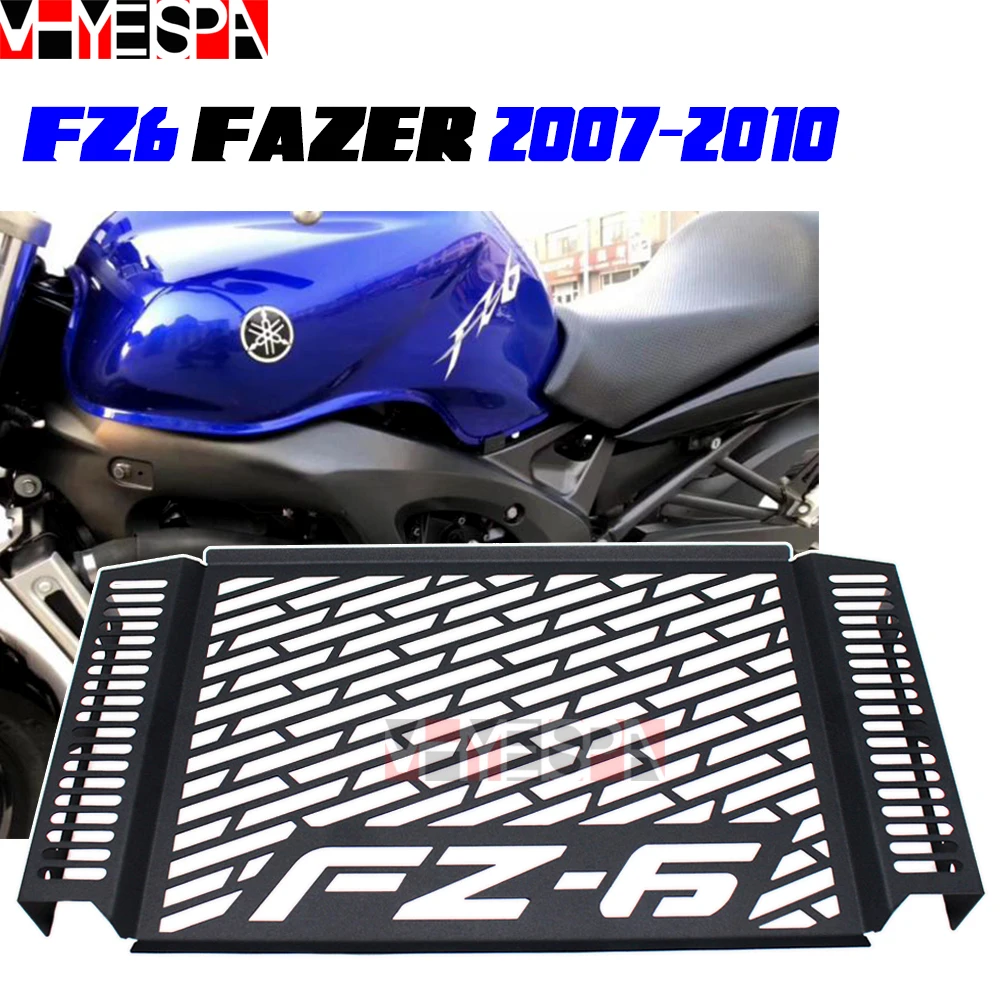 

Защитная крышка радиатора мотоцикла из нержавеющей стали, для YAMAHA FZ 6 FZ6 2007-2010 2008 fz6