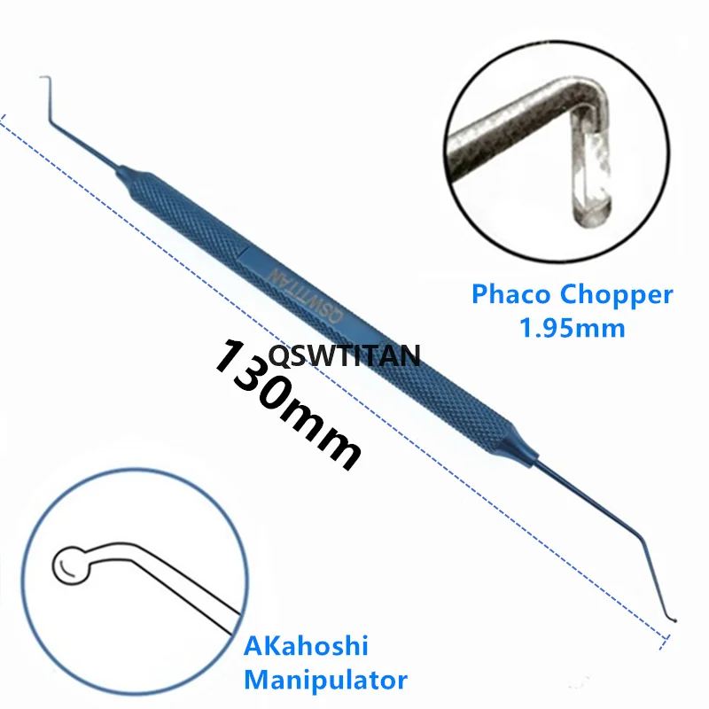 Double Phaco Chopper Ophthalmic Spatula Manipulator Sinskey Hook Ophthalmic Veterinary Surgical Instruments