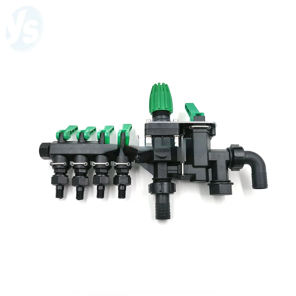 YS 4 Way Shunt Water diverter Drip garden irrigation,water separator pressure regulating valve Hot Sale Hot Sale