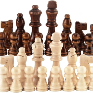 32 Standard Holzplaidkuchen macht Staunton Wood Schach 8 cm King Height, Schachstücke nur kein Brett 10 Hauptverkäufe rosa Schach Casaco - №10