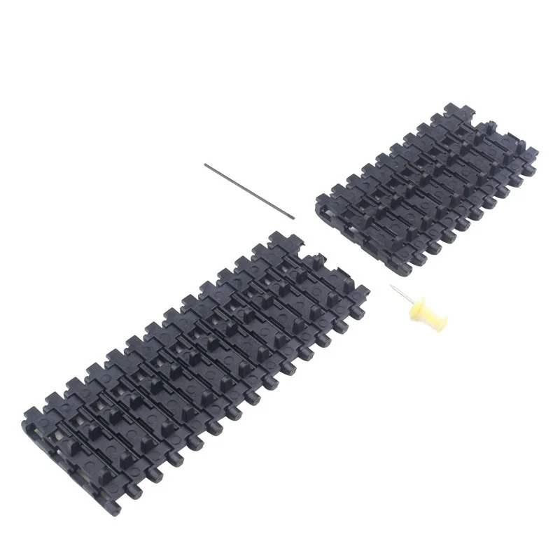 DOIT 2pcs Pedrail Tracks for Tank Chassis 1:16 3818 Caterpillar Chain Tracks Pedrail Thread Wheel Crawler DIY RC Toy Part