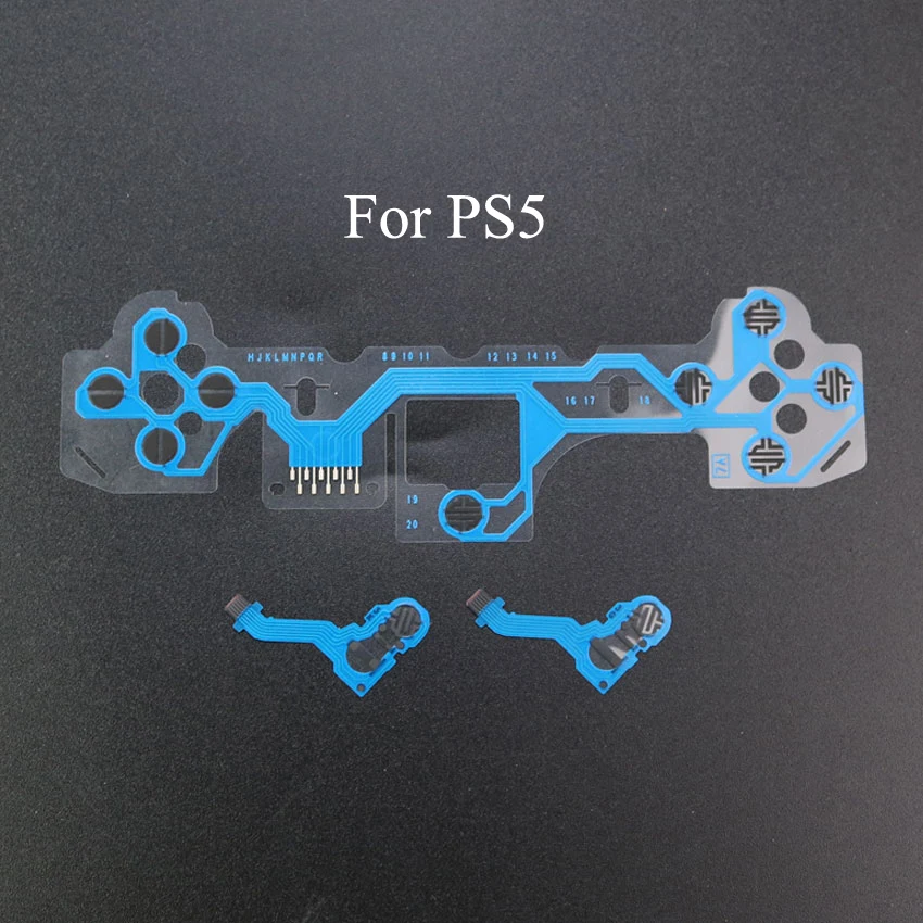 YuXi-Carte de circuit imprimé ruban de boutons pour PS3, PS4 Pro, Slim JDM 030, 040, 055, contrôleur, film conducteur, clavier, câble flexible pour PS5