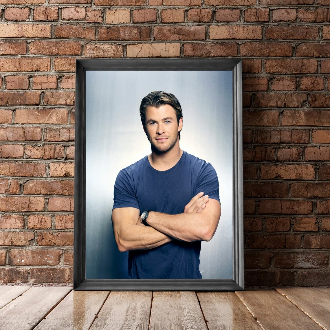 Chris Hemsworth Movie Actor Canvas Poster Hip Hop Rapper Pop Music Star Home Wall Painting Art Decoration (No Frame)