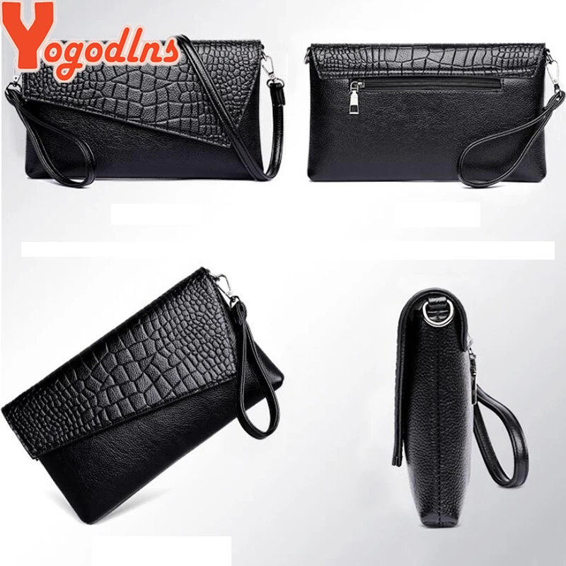 Women PU Leather Crocodile Pattern Shoulder bag Ladies Crossbody bag Female Small Purse