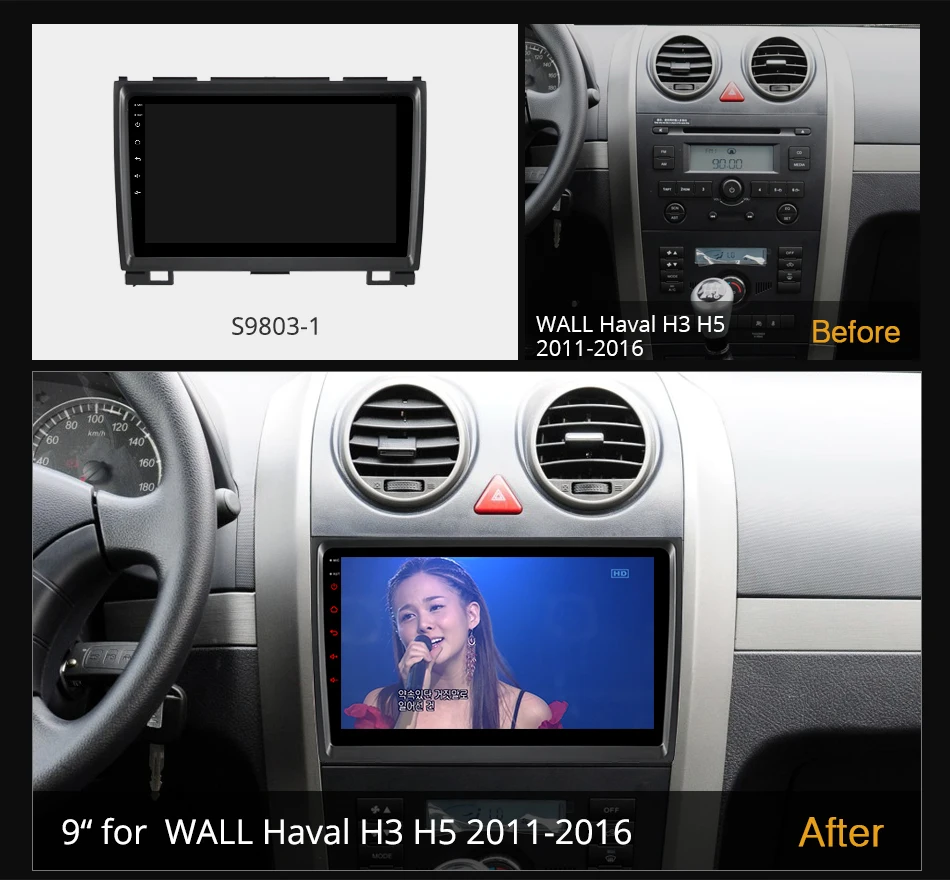 Ownice K6+ 2K For GREAT WALL Hover Haval H3 H5 2011 - 2016 Car Radio Navigation Video Stereo Navi Player GPS Android 12 No 2 din