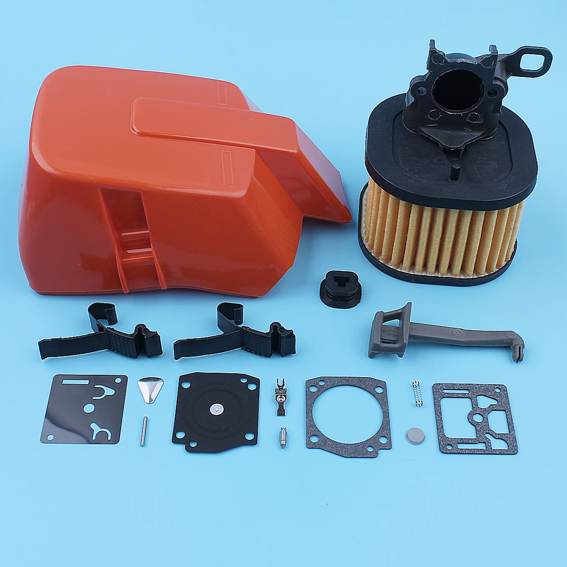 Imagem -03 - Kit Adaptador de Admake Tampa do Filtro de ar Husqvarna 372xp 365 362 371 372 Motosserra 503 81 7701 Substituição Top hd Peças Sobressalentes