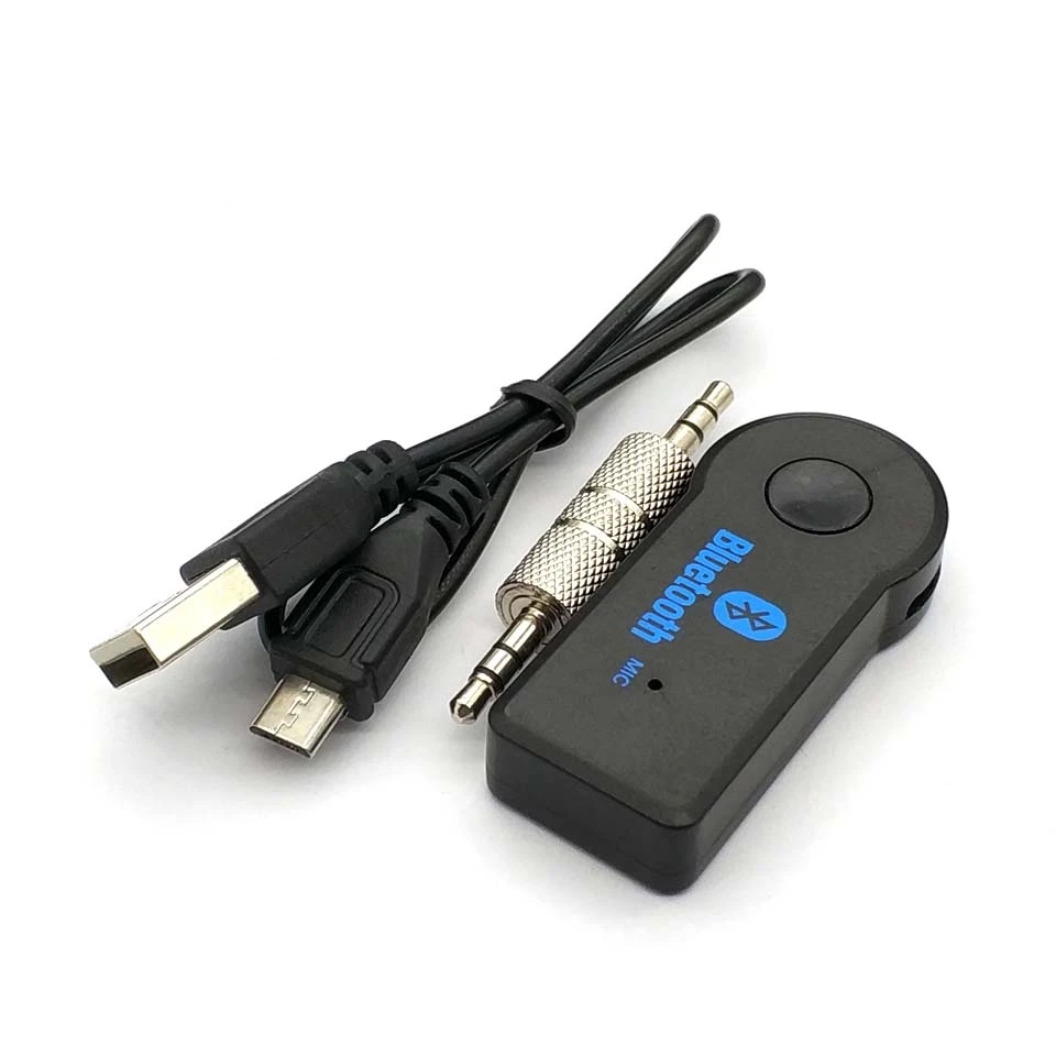 Bluetoothカーアダプター,3.5ステレオワイヤレスアダプター,音楽用,オーディオレシーバー,aux 3.5mm,a2dp,ヘッドフォン受信機ジャックh