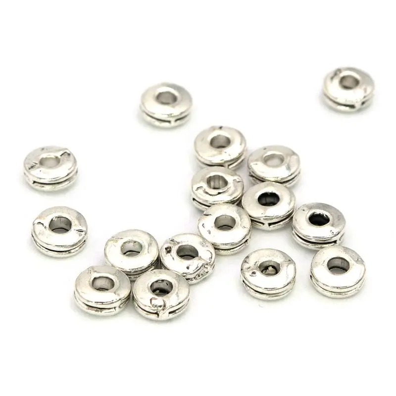 Antique Gold Color Wheel Metal Spacer Loose Beads For Jewelry Making Diy Bracelet Necklace Earring Accessories Wholesale