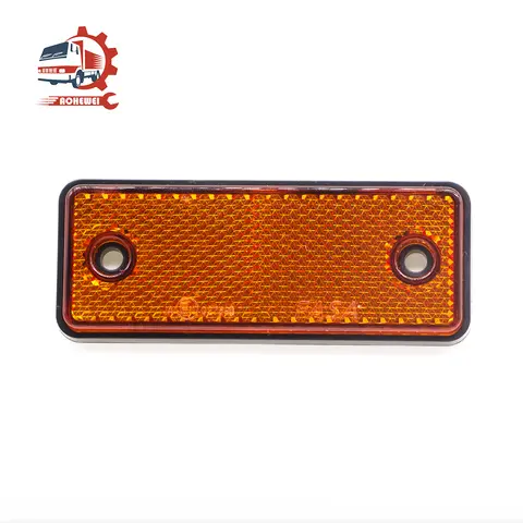 Reflective Strips for Bicycle AOHEWEI Side Reflector Screw Fixed Red Reflective Strips for Bicycle Boat Motorcycle Trailer Caravan Safety Driving Warning Mark