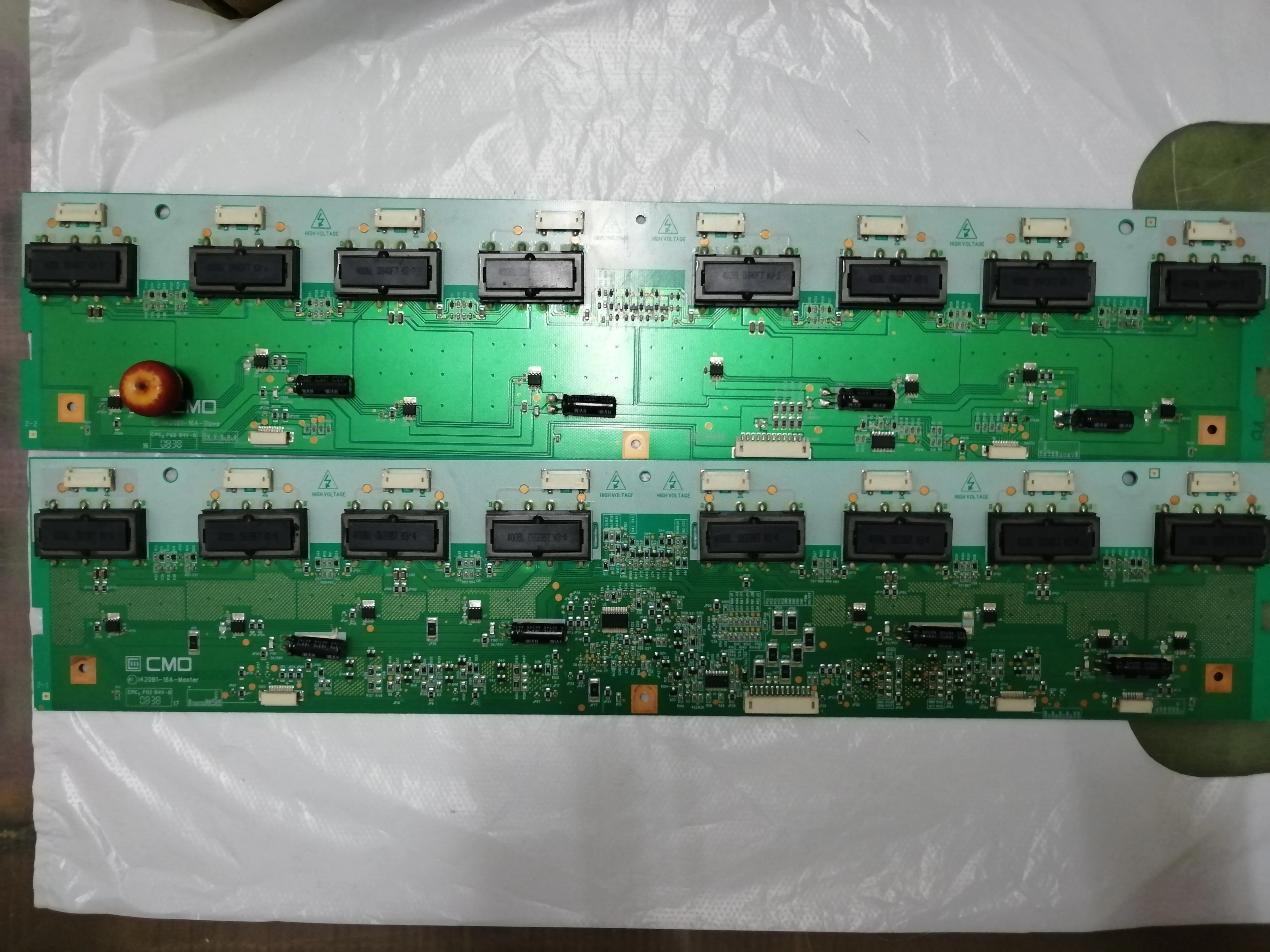 Carte de connexion inventeur I420b1-16a, rétro-éclairage v420h1-l11 haute tension I420b1-16a-master I420b1-16a-slave, une paire T-CON