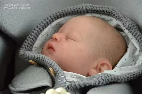 19 นิ้ว 3D ทาสีผิว Reborn Baby Kit Jamie ภาพวาดขั้นสูงคุณภาพสูงทําด้วยมือตุ๊กตาเด็กทารกชิ้นส่วนผ้า Body