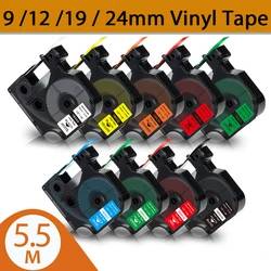 Compatible Rhino IND Vinyl Industrial Tape 18431 18443 18432 18444 1805435 18433 18445 1805431 1805430 For DYMO Rhino 4200 5200