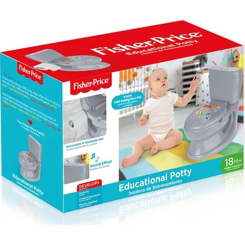 Fisher-Price 1833 Educational Potty - Gray