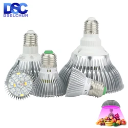 LED Grow Light E27 Full Spectrum 18W 28W 30W 50W 80W for Hydroponics Plant Light AC85-265V 110V 220V Led Grow Lamp