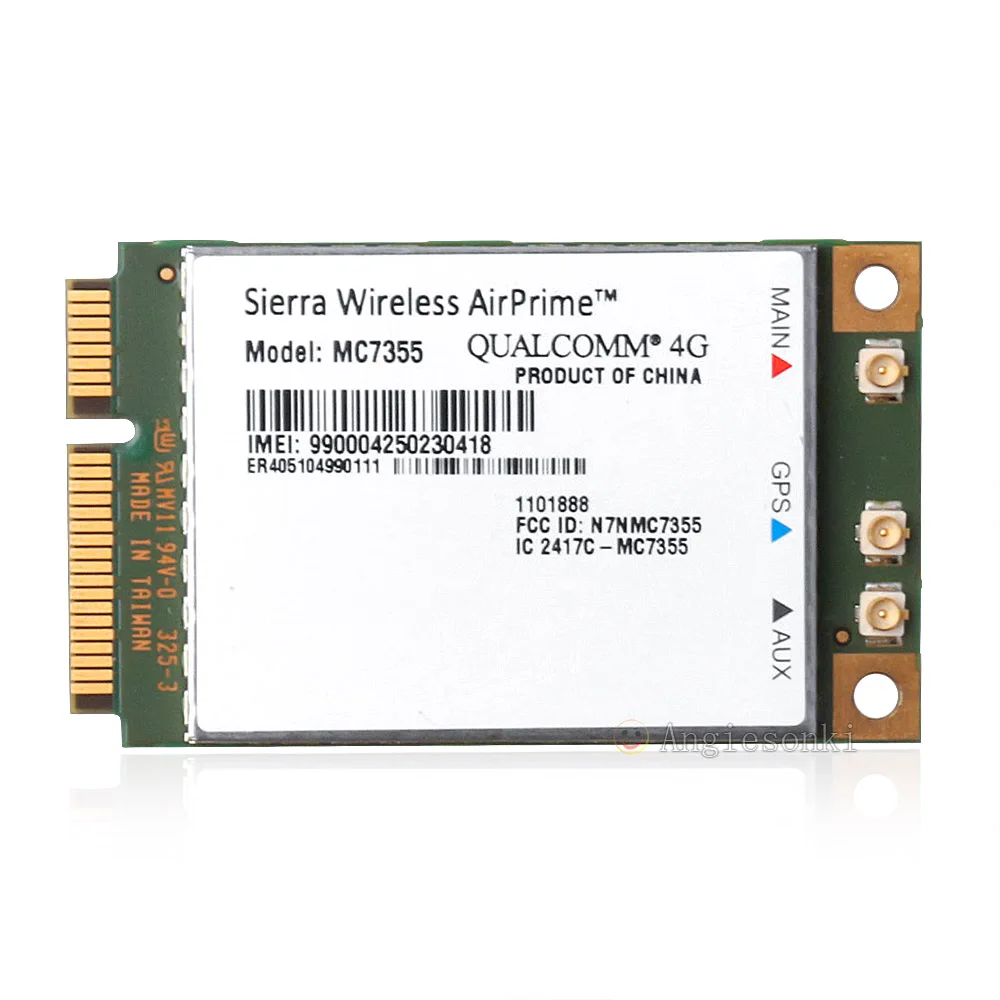 

Sierra Wireless AirPrime MC7355 AT&T 4G LTE/HSPA+ 100Mbps PCI-E Module WWAN Card