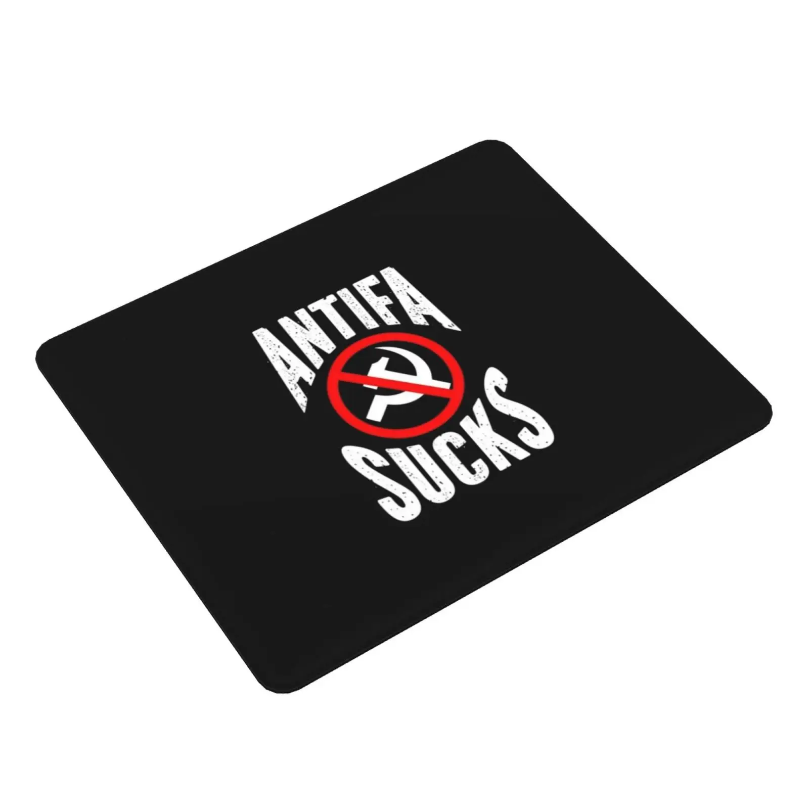 Antifa Sucks Mouse Pad DIY Print Antifa Sucks Antifa Protest Black Anti Establishment Bootlickers Trump