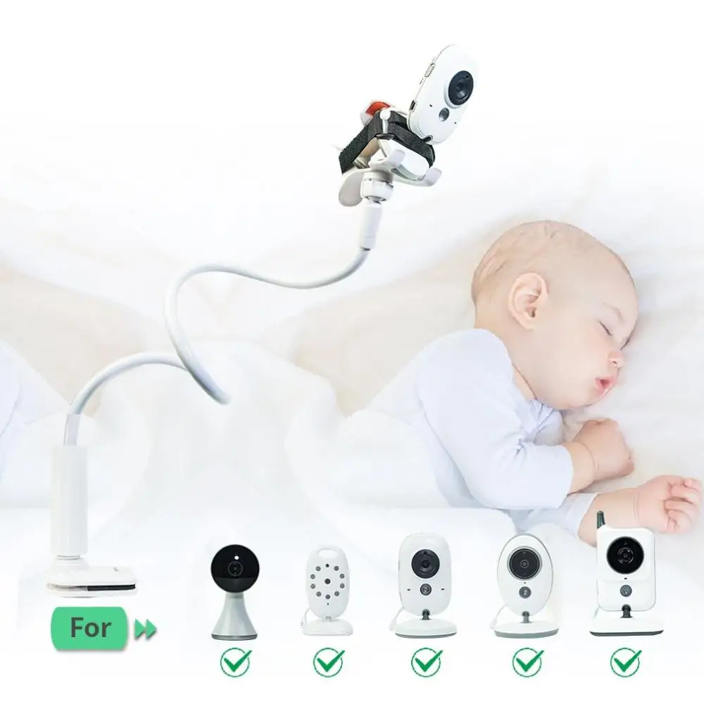 

Adjustable Long Arm Bracket Lazy Stand Camera Holder Baby Monitor Lightweight Designed for smartphones and Desk Stent Flexible