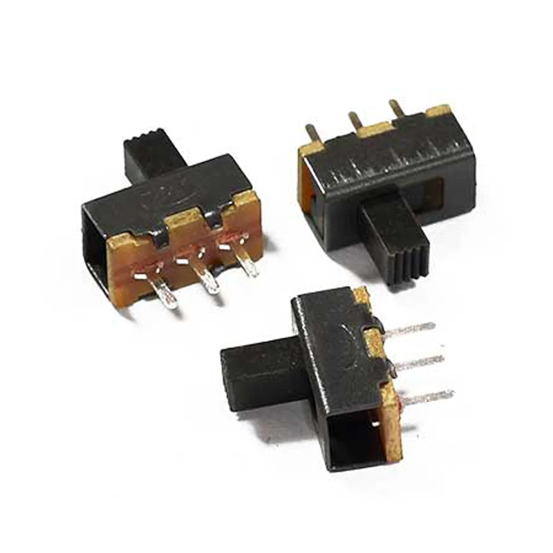 10pcs SS-12F17 Toggle Switch Interruptor Mini Slide Switches 3pin