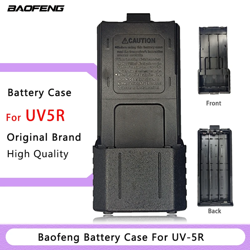 

Baofeng UV-5R 6 x AA/AAA Battery Case Walkie Talkie Batteries Powe Shell Portable Radio Backup Power for UV-5RE UV-5RA Cover