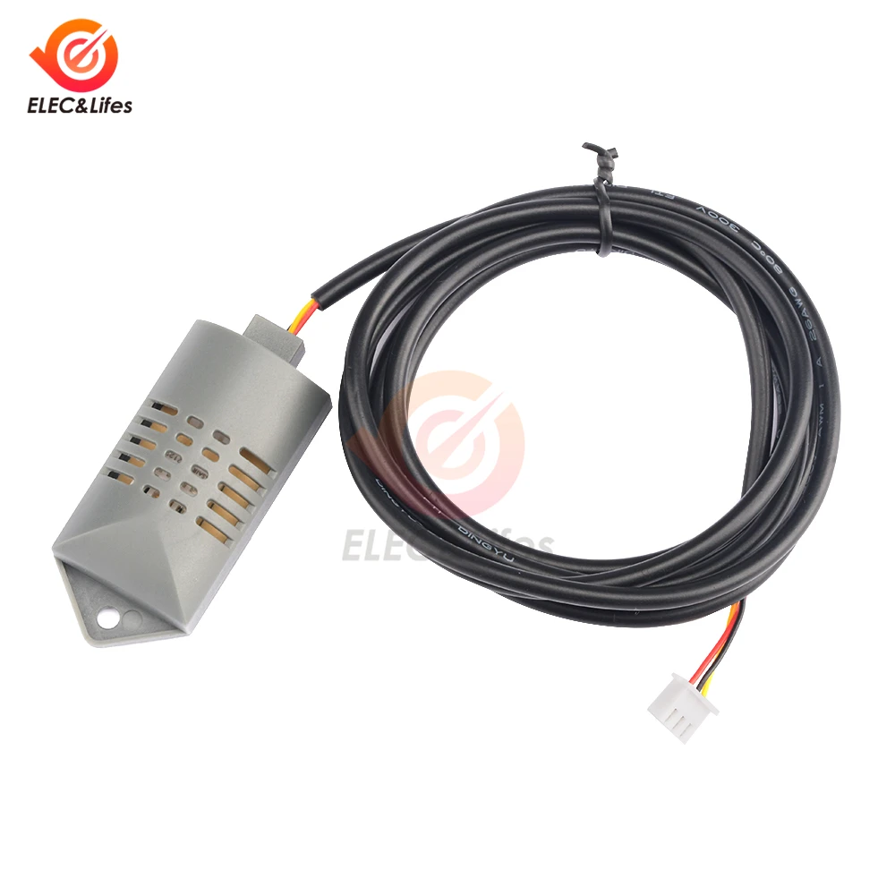 AM2120 Temperature and Humidity Sensor Probe With Case 1M/1.5M Extension Cable For XH-W3005 W3005