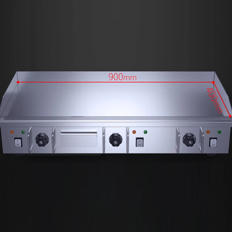 Peralatan Nasi Goreng Wajan Listrik Mie Dingin Panggang Diperpanjang Teppanyaki Besar Teppanyaki Komersial