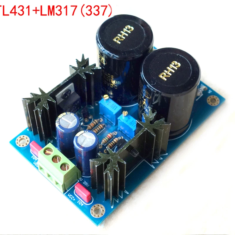 LM317 LM337+TL431 High Precision Linear Regulated Power Supply Board