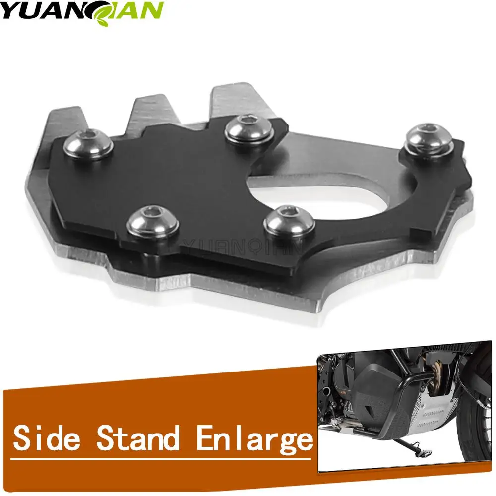 

Motorcycle Foot Side Stand Enlarger extension kickstand plate pad For 790 1050 1090 1190 ADVENTURE ADV R 1290 super Adventure R