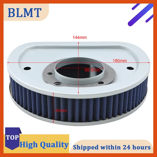 Para Harley Touring Dyna Softail Twin Cam 1999-2011 motocicleta roja filtro de aire de alto flujo entrada de filtro de aire 29461-99 29400042