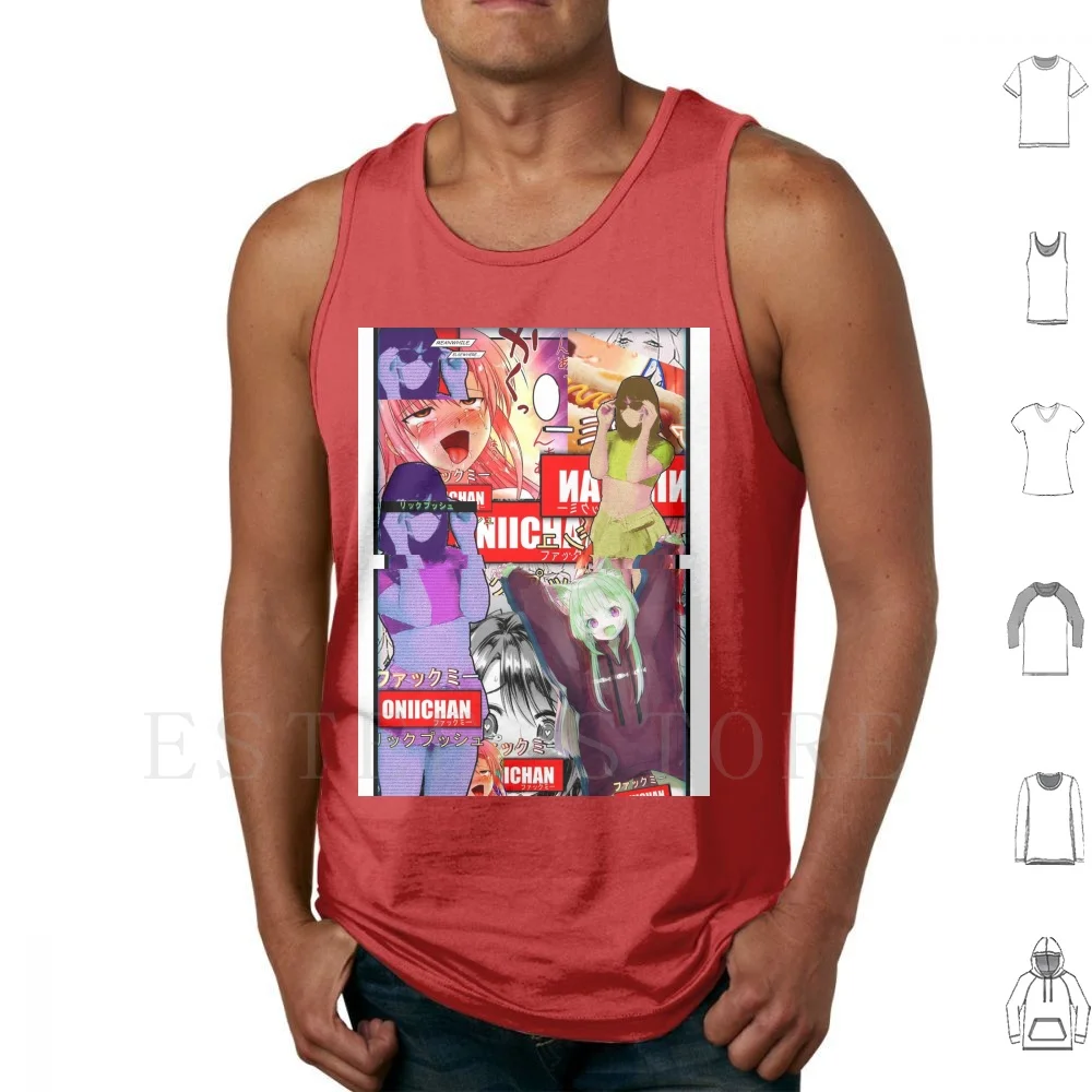 Oniichan Xx camisetas sin mangas especiales chaleco sin mangas Onichan Oni Chan Oniichan Anime Hentai Zentai Echi lindo te amo especial