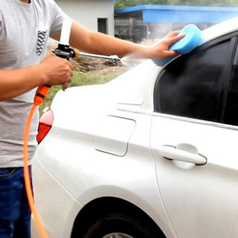 12V Car Washing Machine 220V Water Pump Brushing Car Artifact Water Gun Portable Car Washing Artifact High Pressure Household