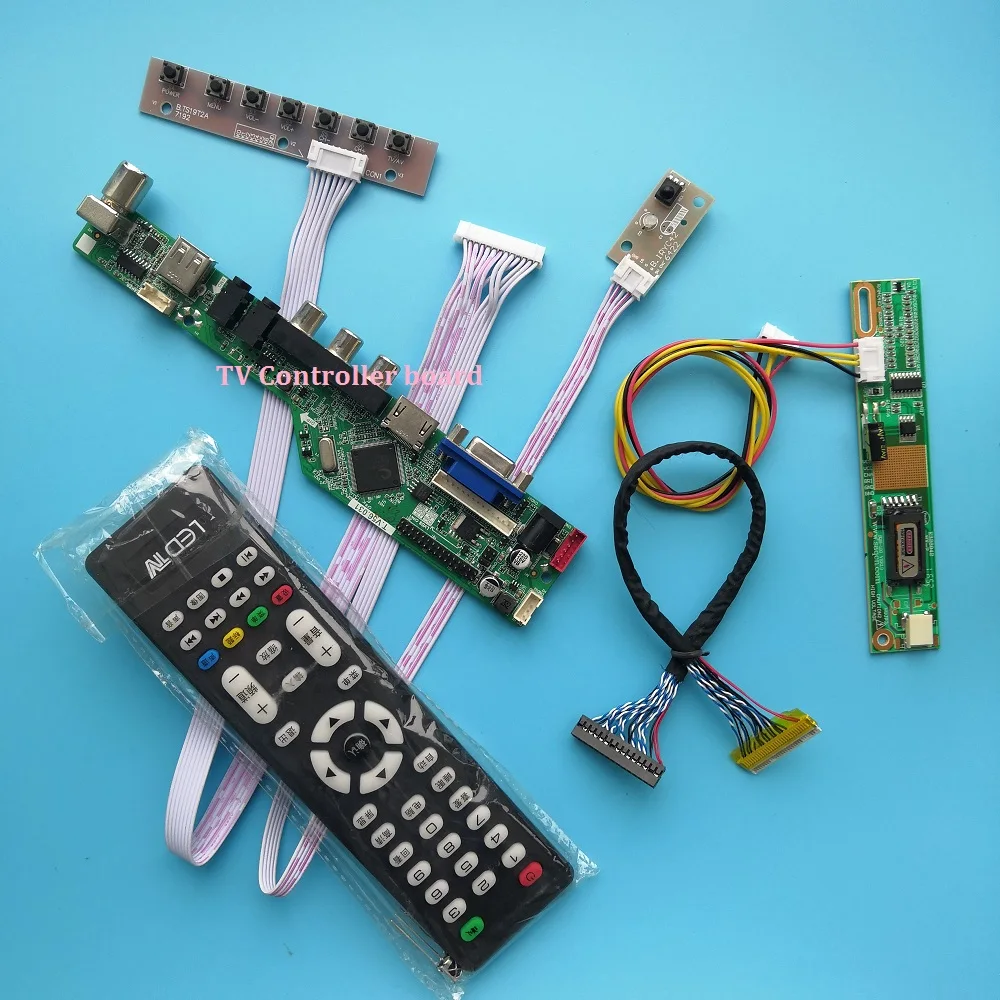 For LP154WP1-TLD1 LP154WP1-TLE1 15.4" 1440X900 LCD panel VGA AV TV Controller board USB Module Digital Signal HDMI-compatible