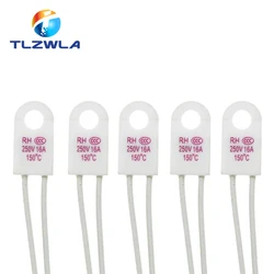 5PCS RH/Tf RH 135C RH 135 Celsius 13 5Degree RH135 15A 250V Temperature Fuse Thermal Links Over Temperature Protector