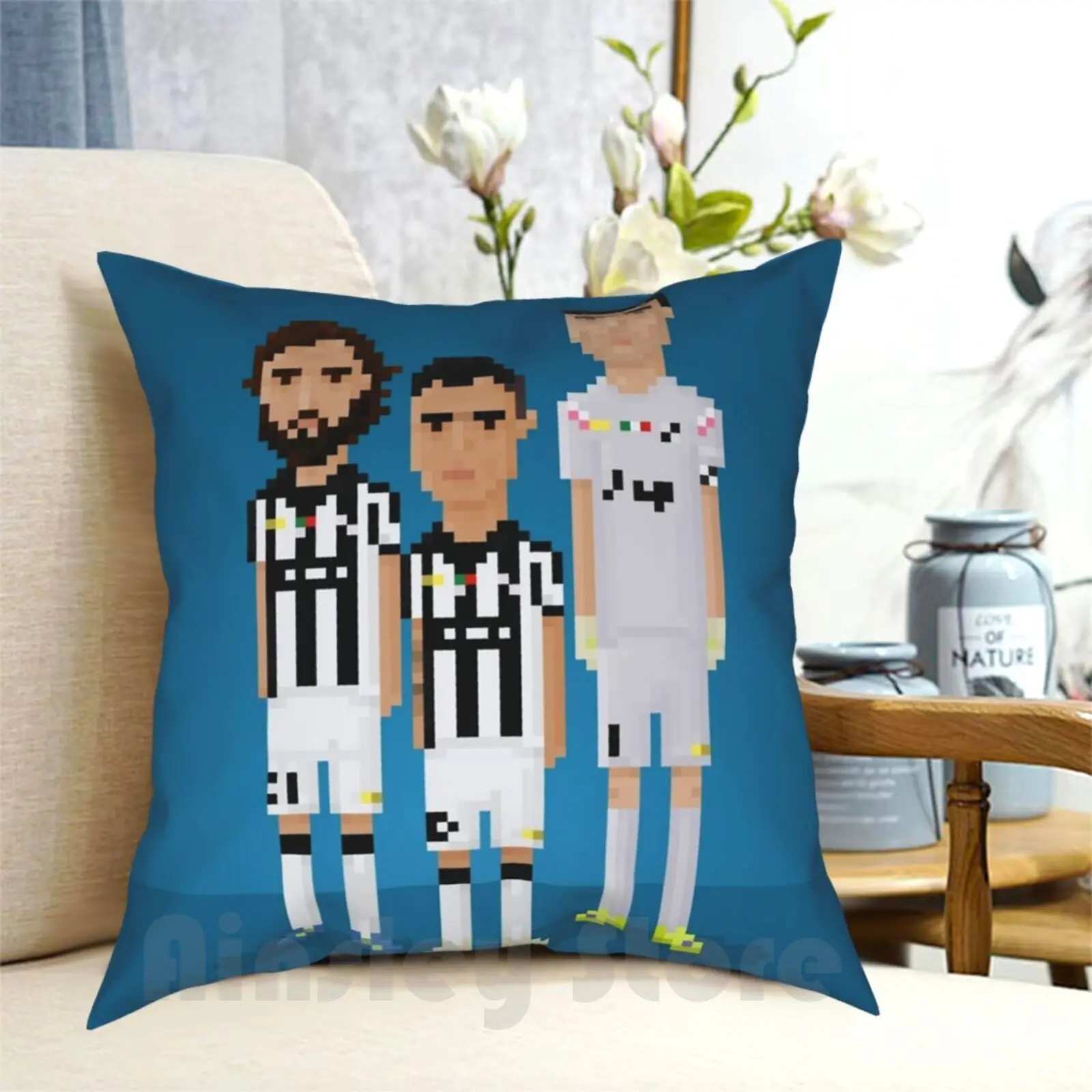 Pillow Case Printed Home Soft Throw Pillow League Italy Italia Italiano Italian Turin Vecchia Signora Fidanzata