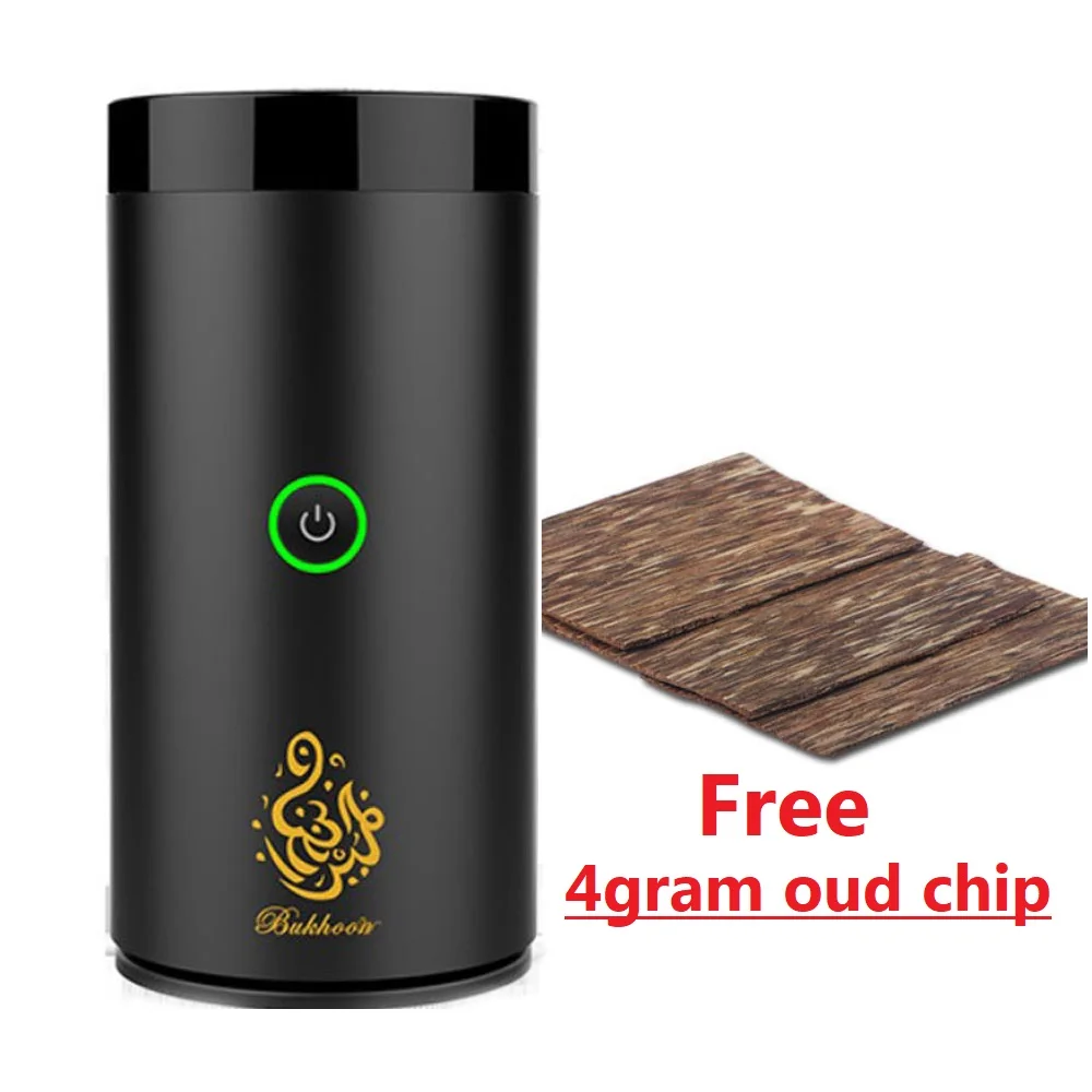 Wireless Car Bukhoor Rechargeable Electric Portable Bakhoor burner USB Type-C Power Charging with 4gram Oud Chip Ramadan Gift image 2