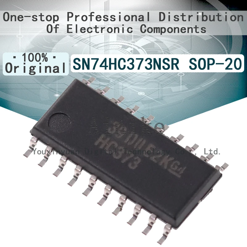 10/Pcs New Original SN74HC373NSR 74HC373 74HC373NSR SOP-20 Mesosomata 5.2mm Class D latch IC chip SOIC-20