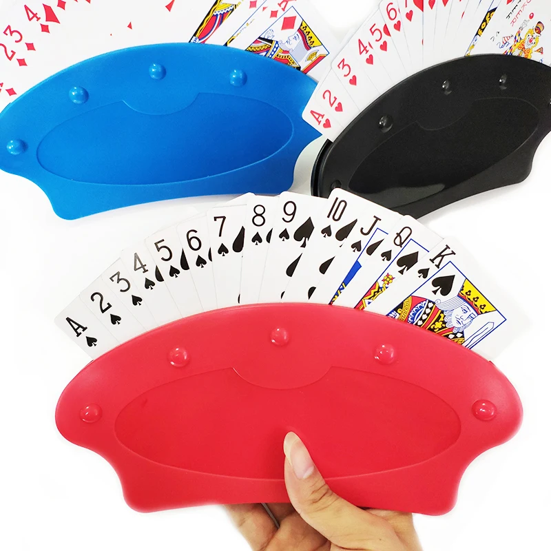 New Playing Card Holders Poker Stand Seat Lazy Poker Base Game Organizes Hands For Easy Play Christmas Birthday Party Toys