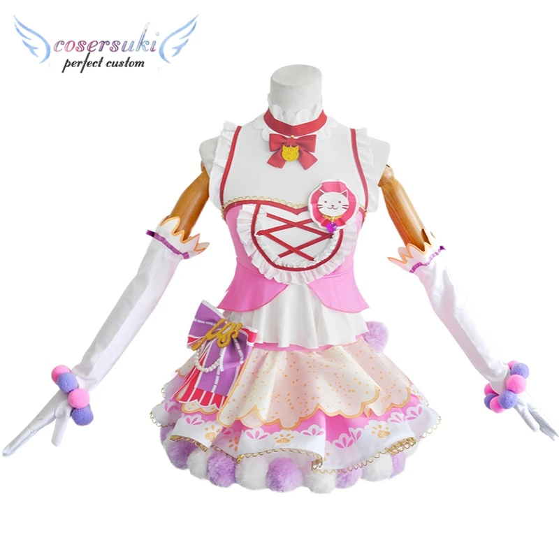 Lovelive Toujou Nozomi Minami Kotori Hoshizora Rin Cat Double Horsetail Cosplay Carnaval Costume Halloween Christmas Costume