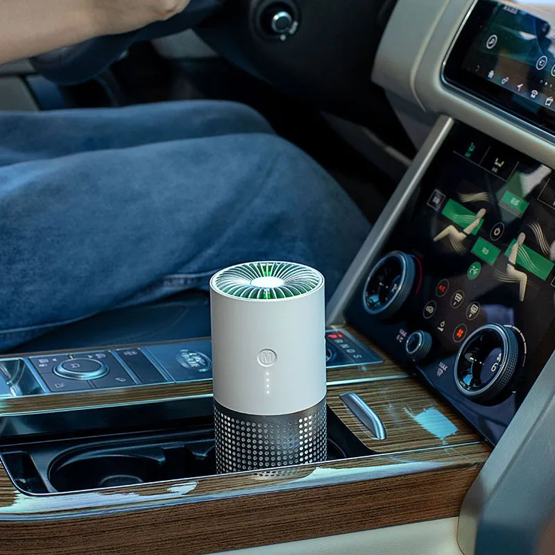2021ใหม่ AP02เครื่องกรองอากาศสำหรับเครื่องกำเนิดโอโซนตัวกรอง HEPA Desktop เครื่องฟอกอากาศ Night Light รถตัวฟอกอากาศ