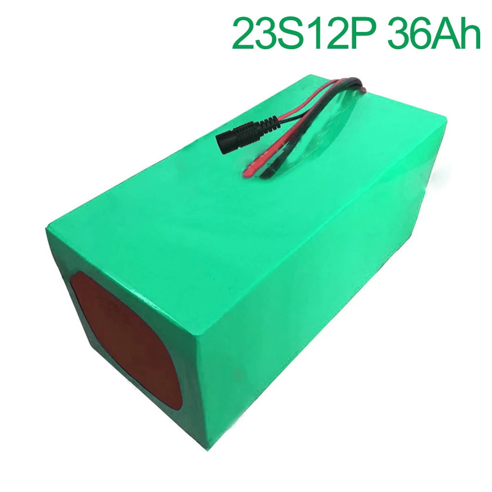 

84V 36Ah 23S12P 18650 Li-ion Battery electric two Three wheeled motorcycle bicycle ebike 320x200x140mm