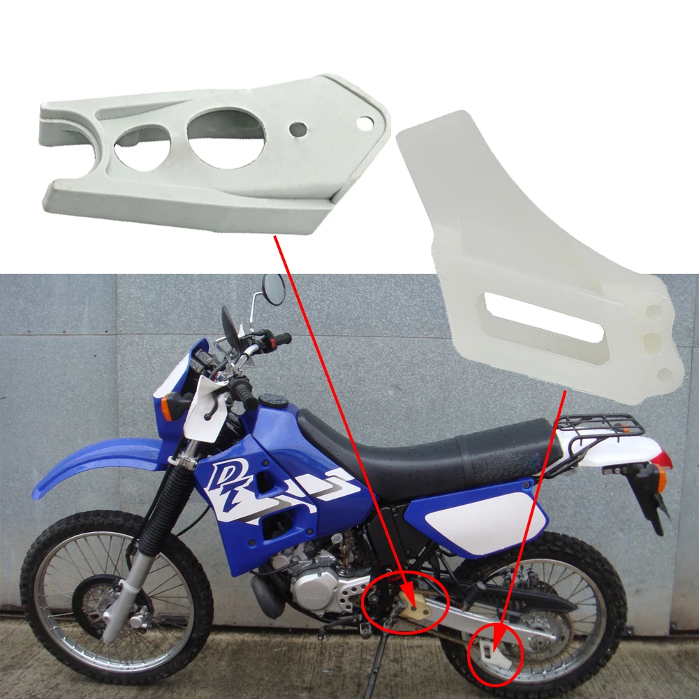 Cubierta de goma para motocicleta, protector deslizante de guía de cadena, protección basculante para YAMAHA DT230, DT200, DT125, DT125R, DT 125