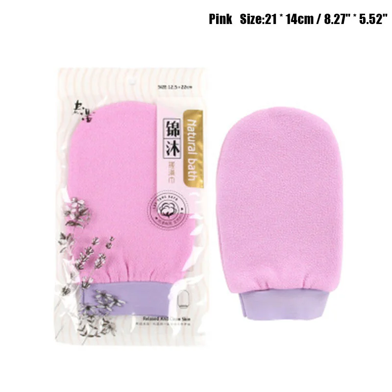 1Pc Exfoliating Mitt Glove Scrub Gloves Resistance Body Massage Sponge Wash Skin Moisturizing SPA Foam Towel Dead Skin Removal