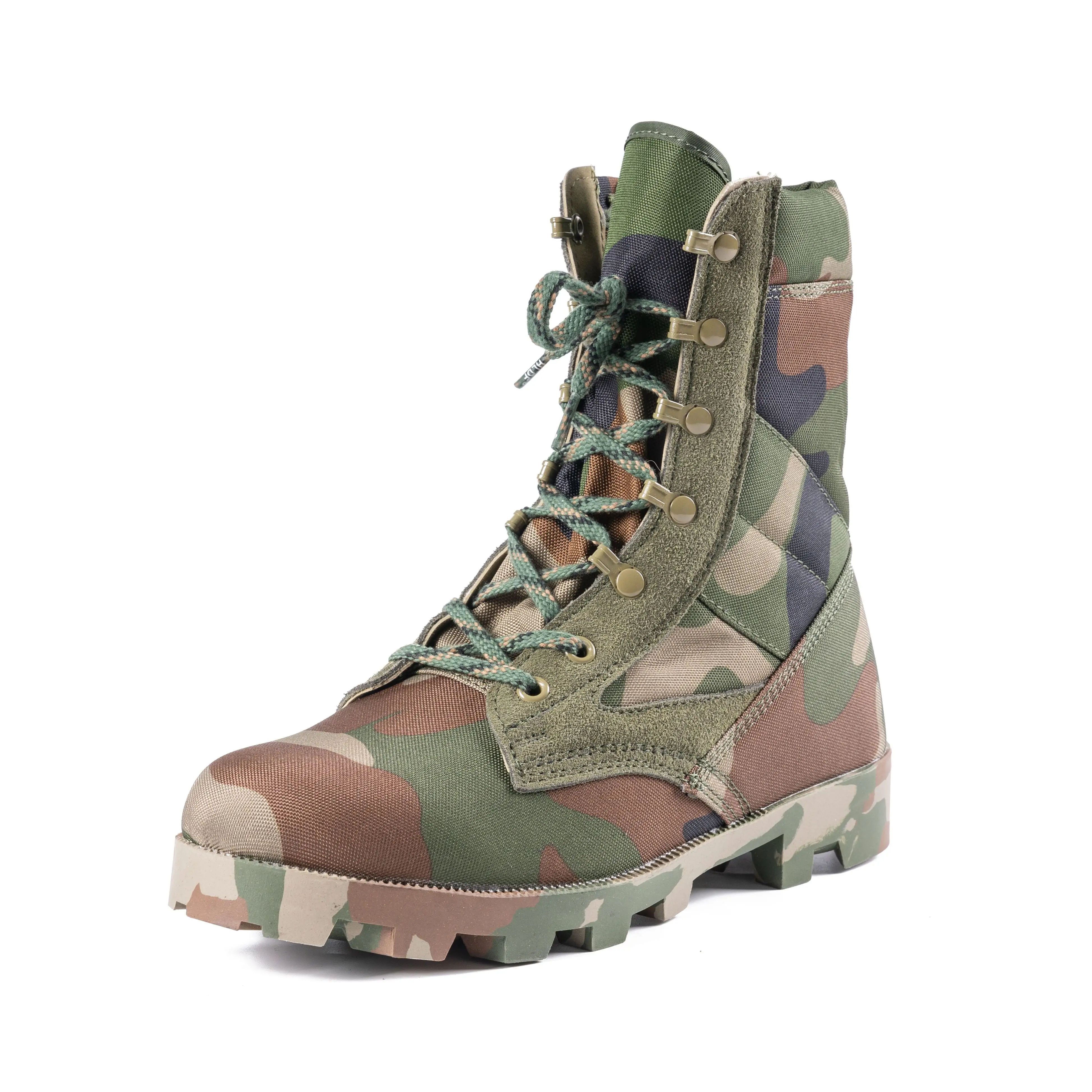 Camouflage Leather Hiking Outdoor Training Hiking Boots