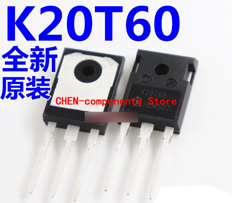 

5pcs IKW20N60T K20T60 straight Insert TO-247 Field effect tube