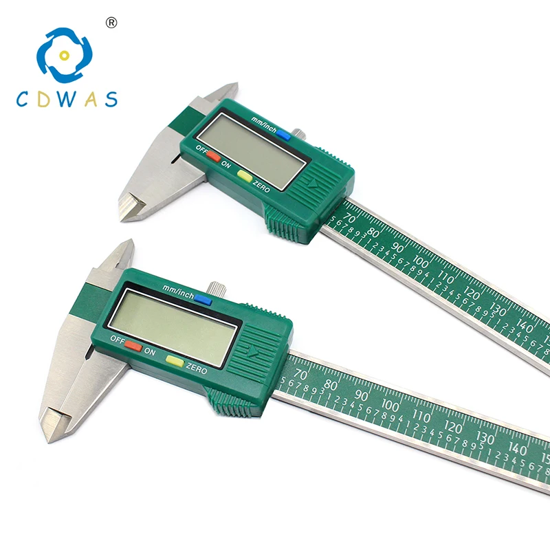 Calibrador Digital de acero inoxidable 200, instrumento de medición Vernier de alta calidad con Dial, herramienta de medición, 0-0,01mm, 1 ud.