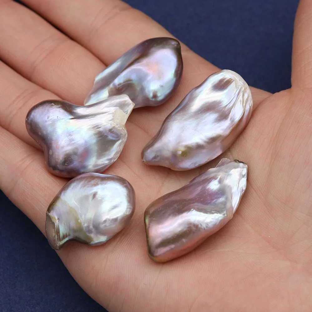 1Pcs Irregular Natural Freshwater Pearl Mother Of Pearl Beads Charms For DIY Necklace Bracelet Anklet Jewelry Accessory