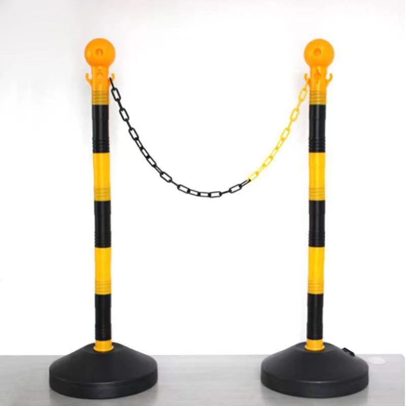 

High Quality 1m High Warning Post Stanchions Hotel Barriers For Guardrail Twisted Lining Barrier Rope