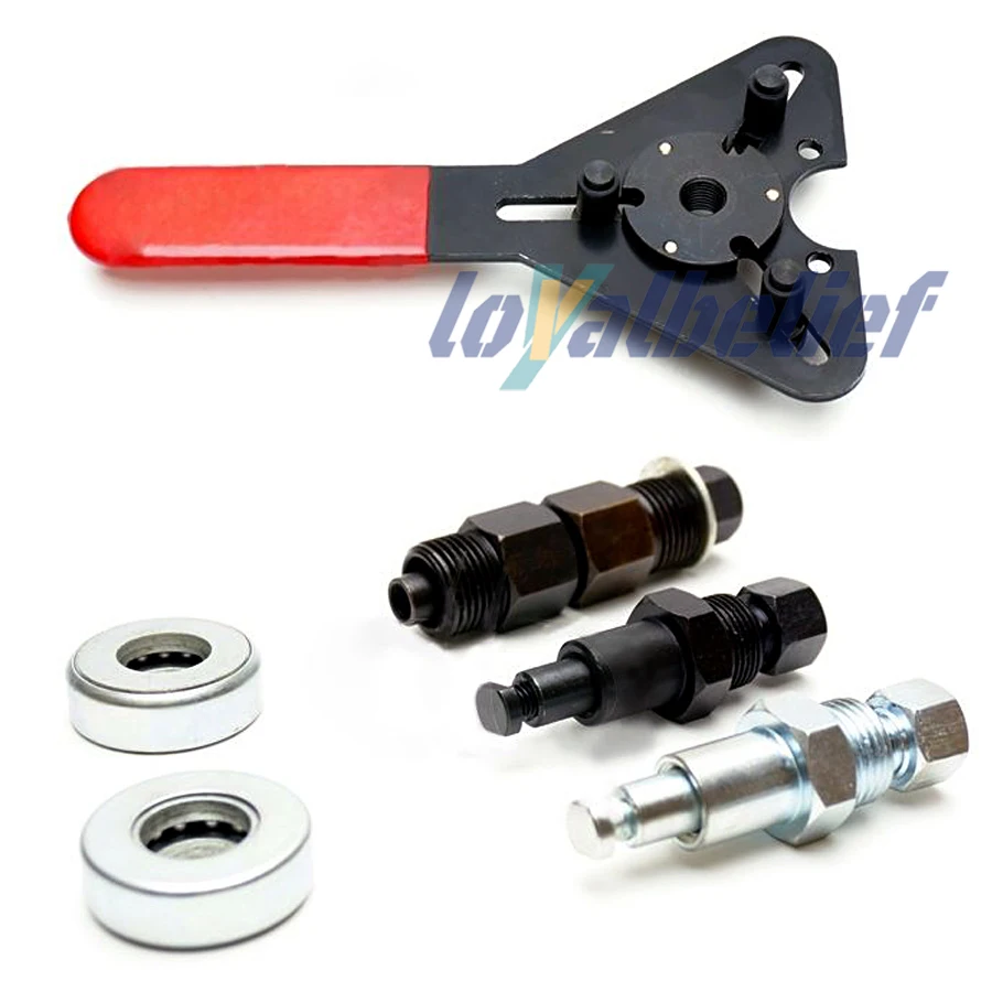 14/23pcs Car air conditioning repair tool compressor clutch bearing disassembly tool cold air pump head suction cup puller